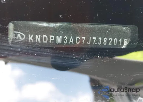 2018 Kia Sportage Lx z USA, uszkodzony, nr VIN KNDPM3AC7J7382016